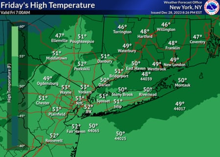 N.J. weather: Chance of snow on New Year’s Eve as weekend cold front moves in